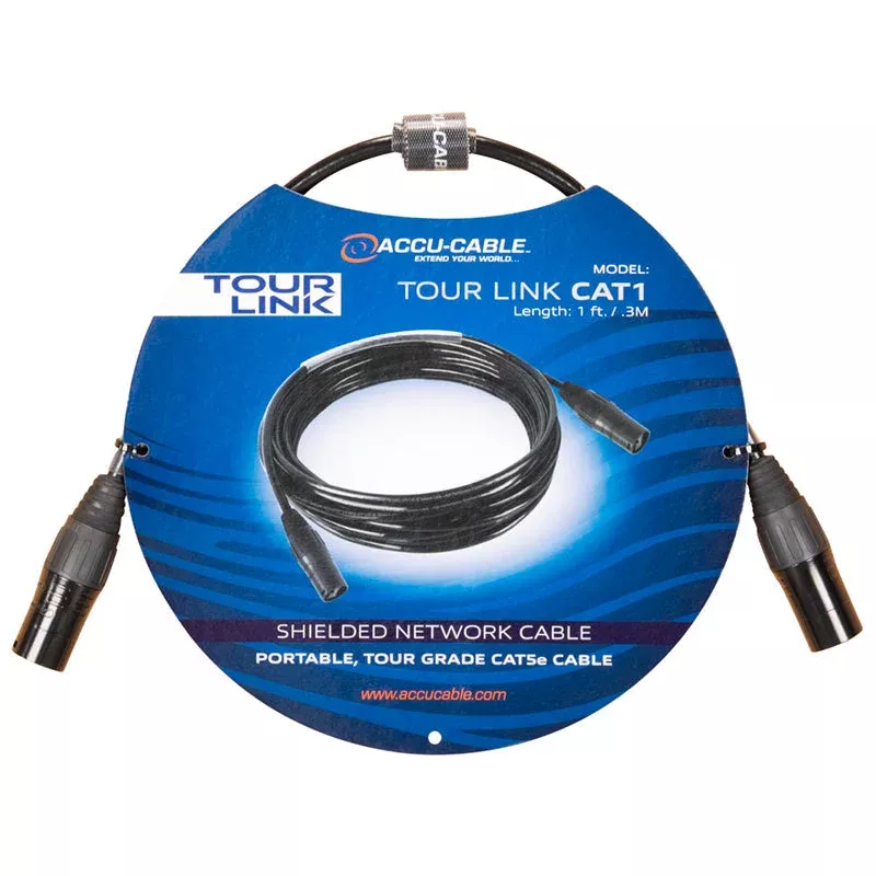 Accu-Cable Tour Link CAT1, Tour Link 1 Ft CAT5e Cable