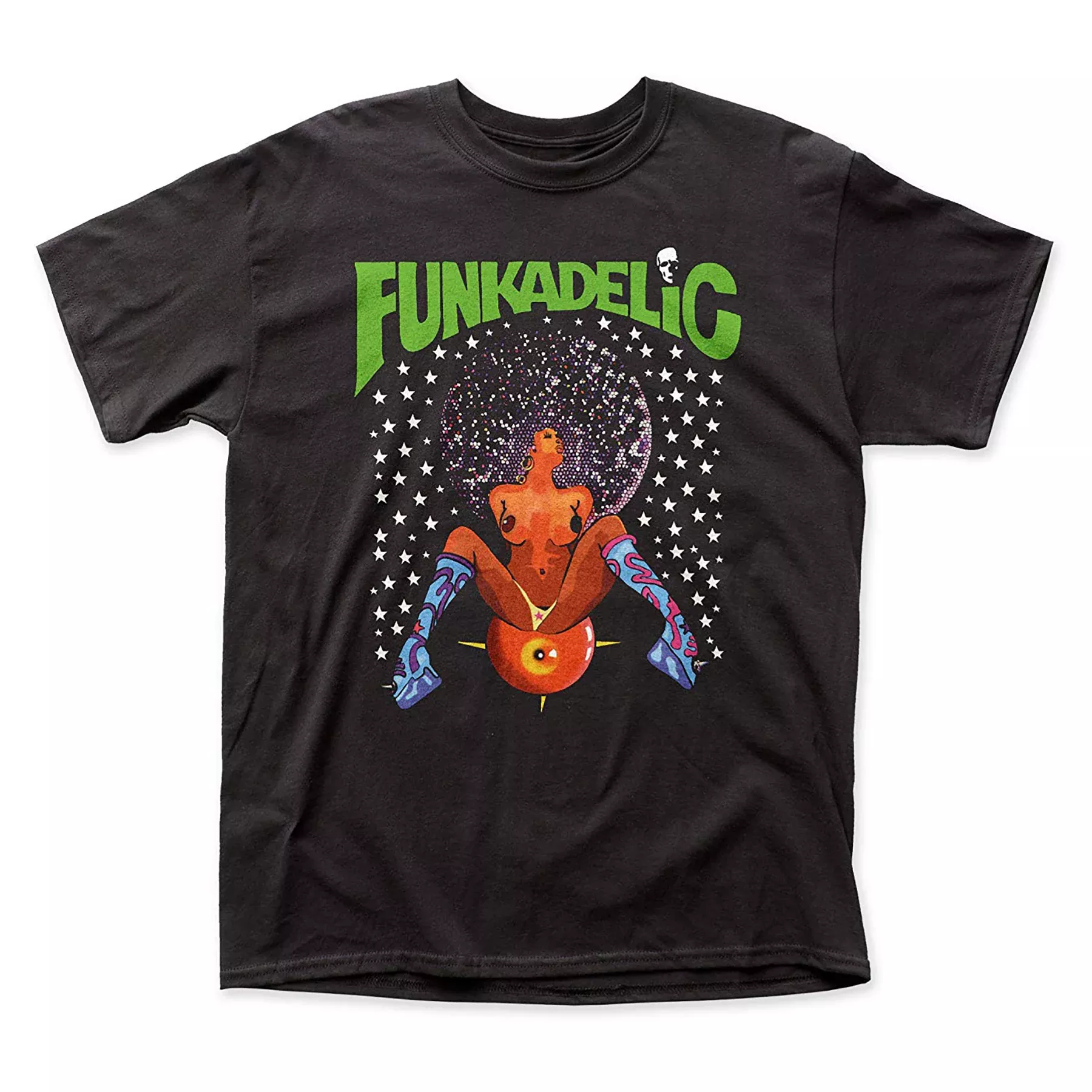 Afro Girl Shirt - Black
