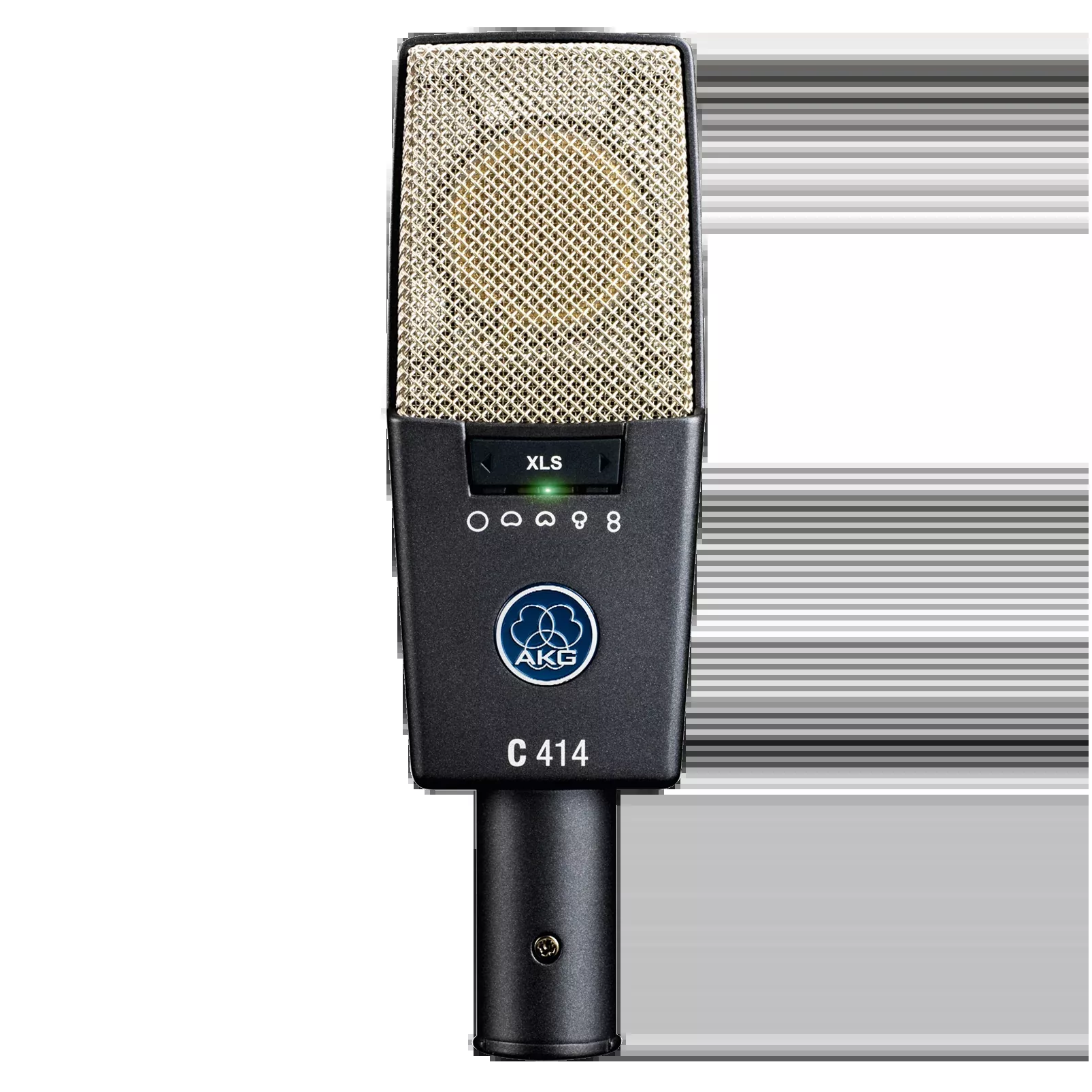 AKG C414 XLS, Studio Condenser Microphone, Engineered for highest linearity and neutral sound, Read More, Nine selectable polar patterns