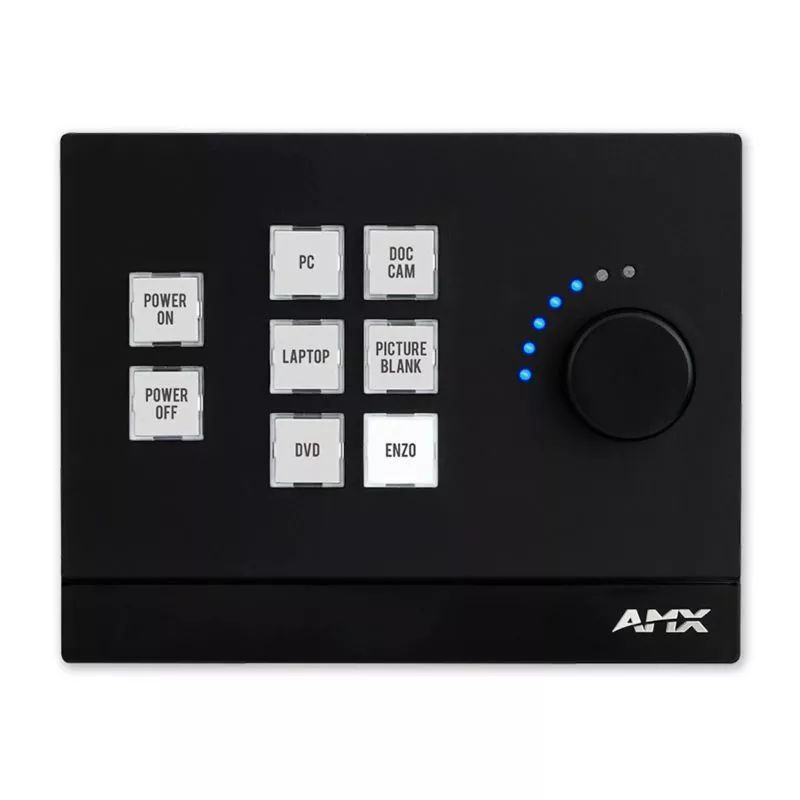 AMX MCP-108-WH Massio™ 8-Button ControlPad - White