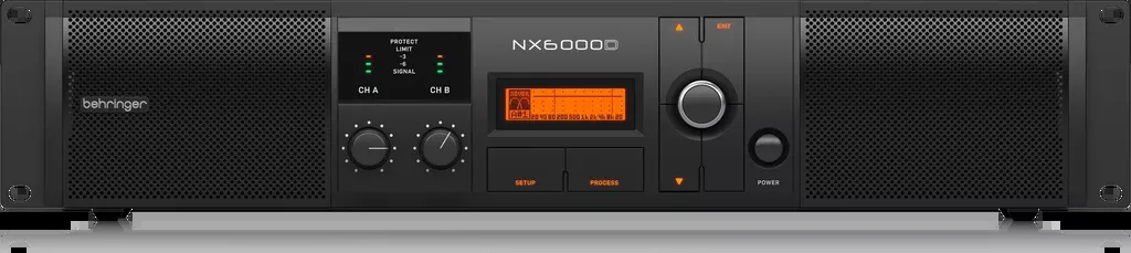 Behringer NX6000D Ultra-Lightweight 6000-Watt Class-D Power Amplifier with DSP Control