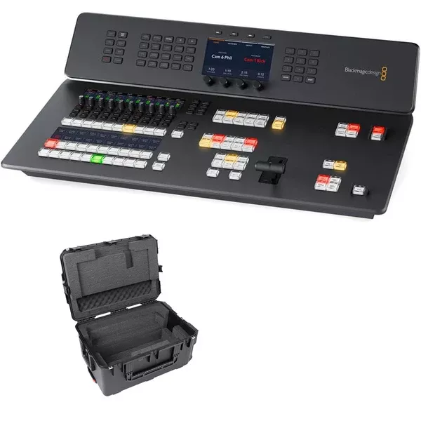 Blackmagic Design ATEM Television Studio HD8 Bundle with Blackmagic Design iSeries 2617-12ATEM TV Studio HD8 Case