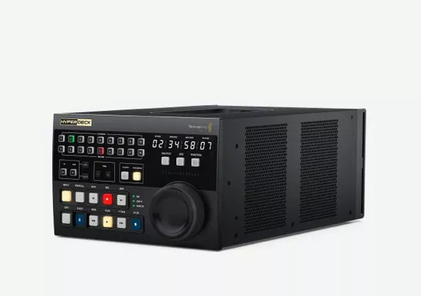 Blackmagic HyperDeck Extreme Control, HyperDeck Extreme Control adds traditional broadcast deck controls to HyperDeck Extreme 8K