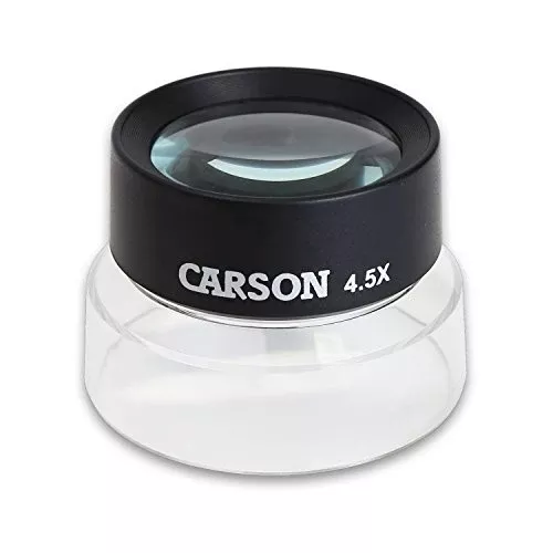 Carson LumiLoupe 4.5x Pre-Focused Stand Magnifier (LL-55)
