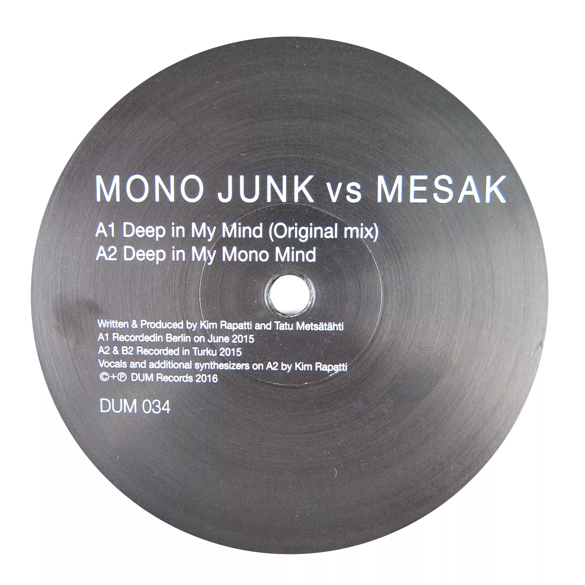 Deep In My Mind Vinyl 12"