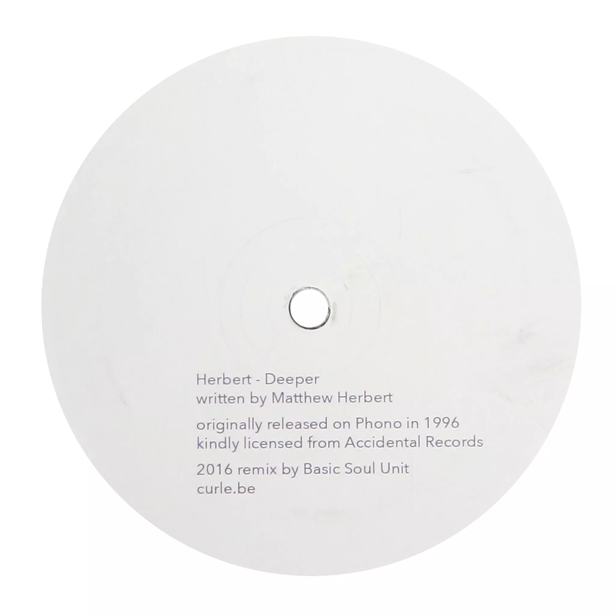 Deeper (Basic Soul Unit Remix) Vinyl 12"
