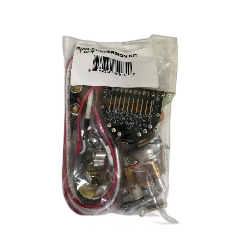 EMG T Pickup Conversion Wiring Kit Solderless for Tele Style Guitars