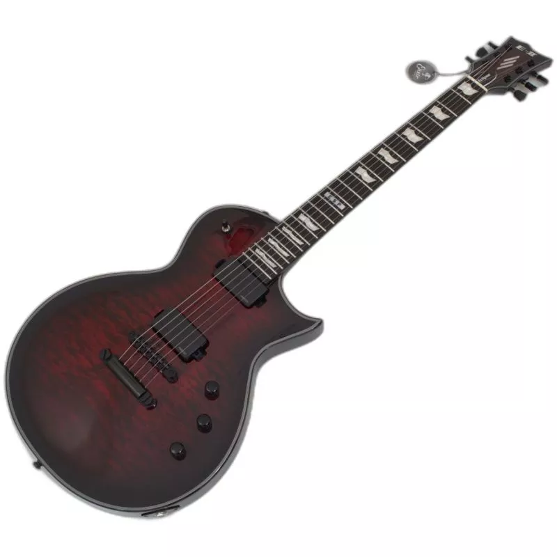 ESP E-II Eclipse QM See Thru Black Cherry Sunburst Guitar B-Stock 8532