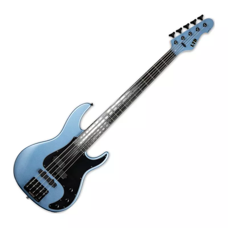 ESP LTD AP-5 Pelham Blue 5 String Bass Guitar