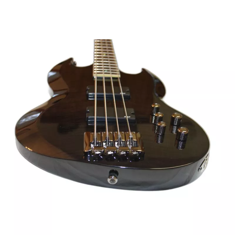 ESP LTD Viper-254 Flamed Maple See Thru Black Sample/Prototype Electri