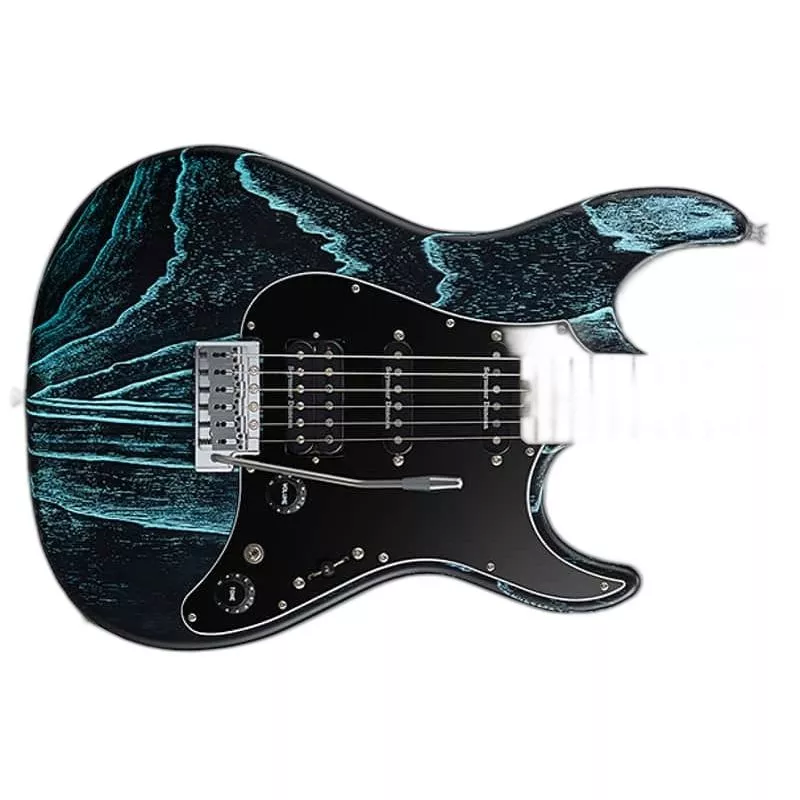 ESP Snapper CTM Electric Guitar in See Thru Black