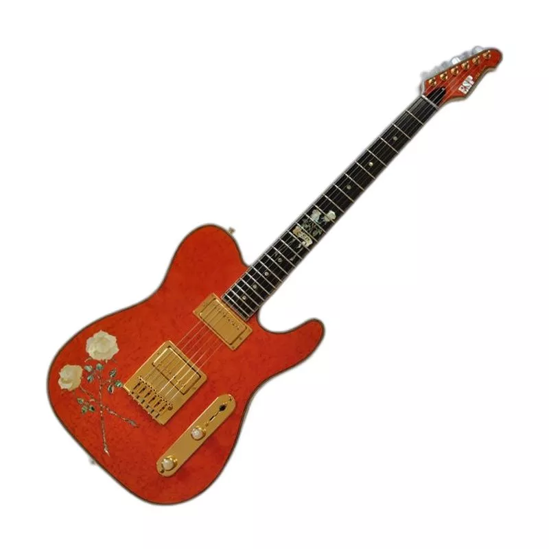 ESP USA Custom Rose Tele Electric Guitar