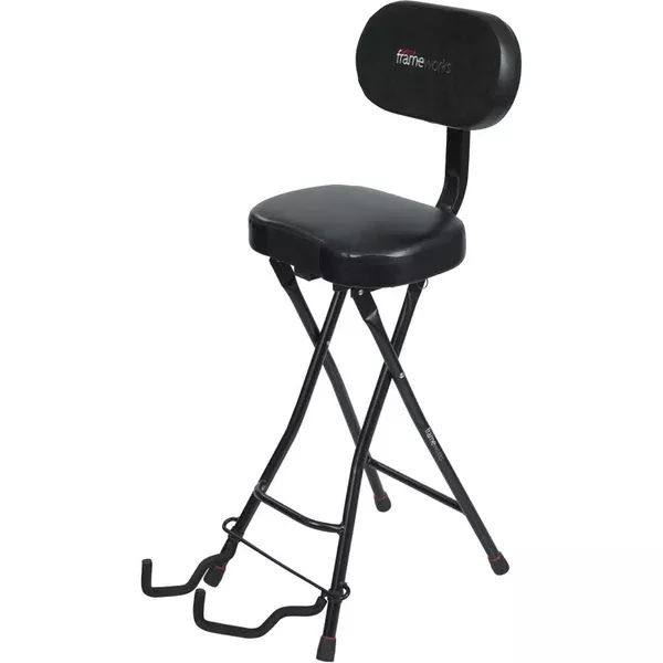 Gator Cases Frameworks Guitar Performance Seat & Single-Guitar Stand Combo