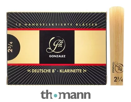 Gonzalez Clarinet Reed German 2.75