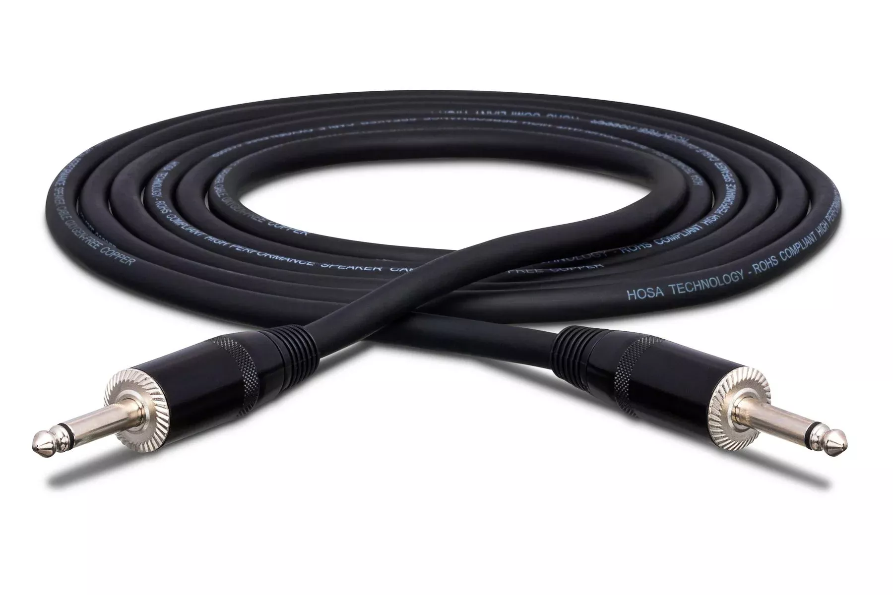 HOSA PRO - Pro Speaker Cable, REAN 1/4 in TS to Same, 75 ft