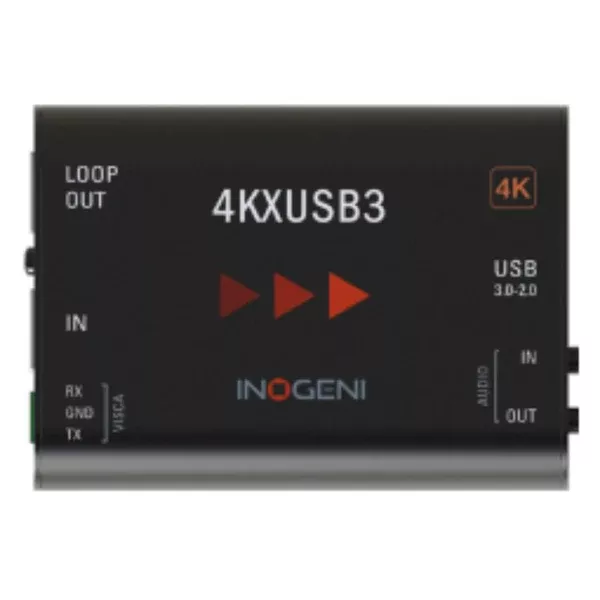 INOGENI 4KXUSB3 4K HDMI TO USB 3.0 (+ LOOP, ANALOG AUDIO & VISCA)