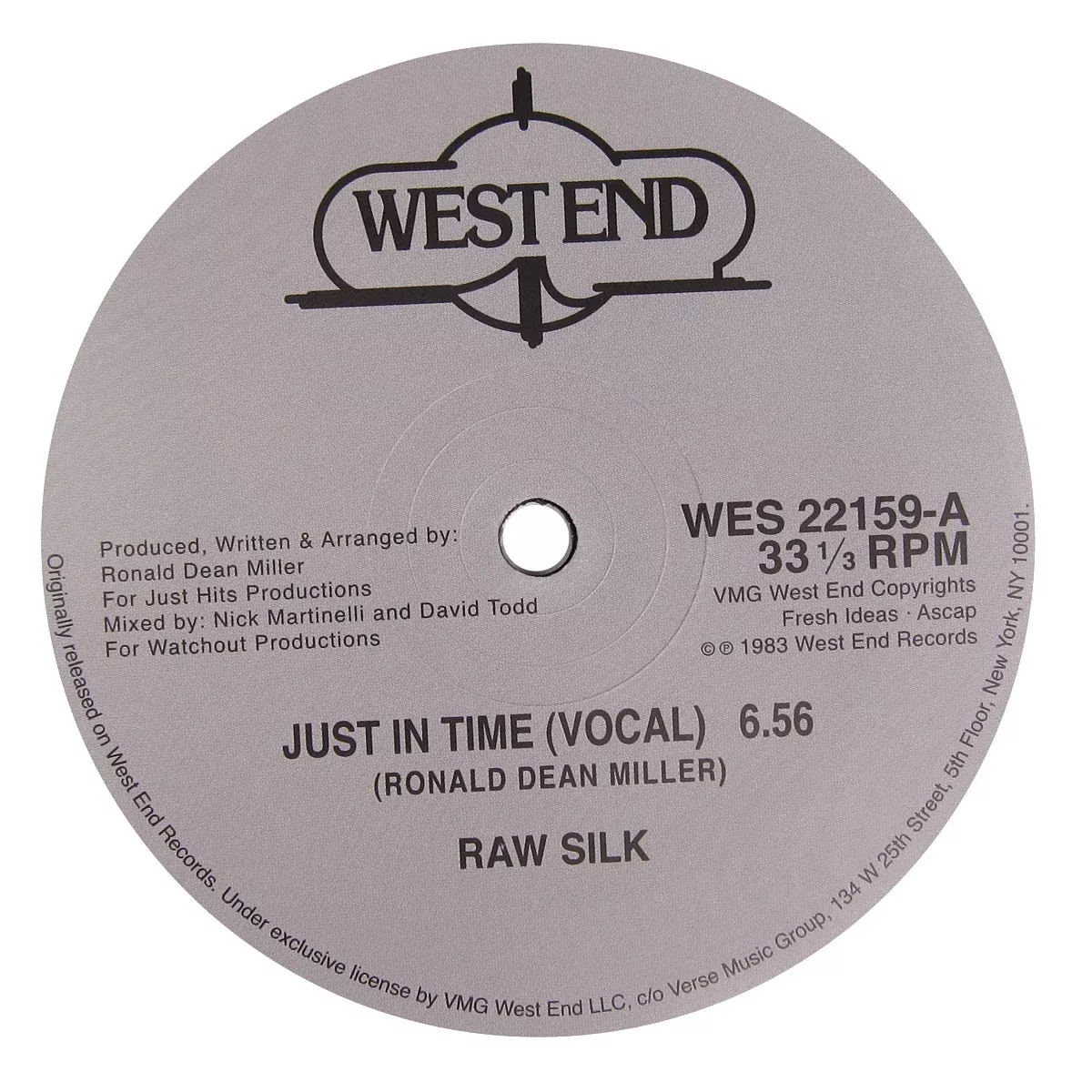 Just In Time Vinyl 12"