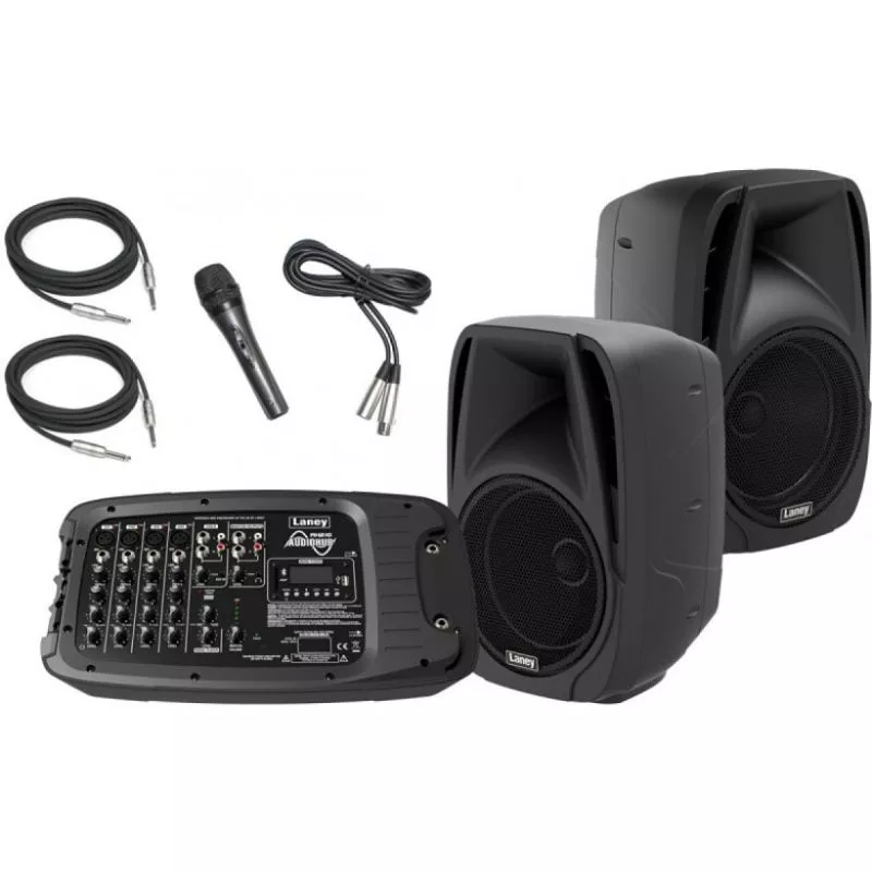Laney AH Venue PA 2 Cabinets + Mixer AH210