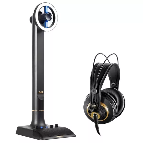 Marantz Professional AVS Audio-Video Streamer Broadcasting System Bundle with AKG K240 Pro Headphones