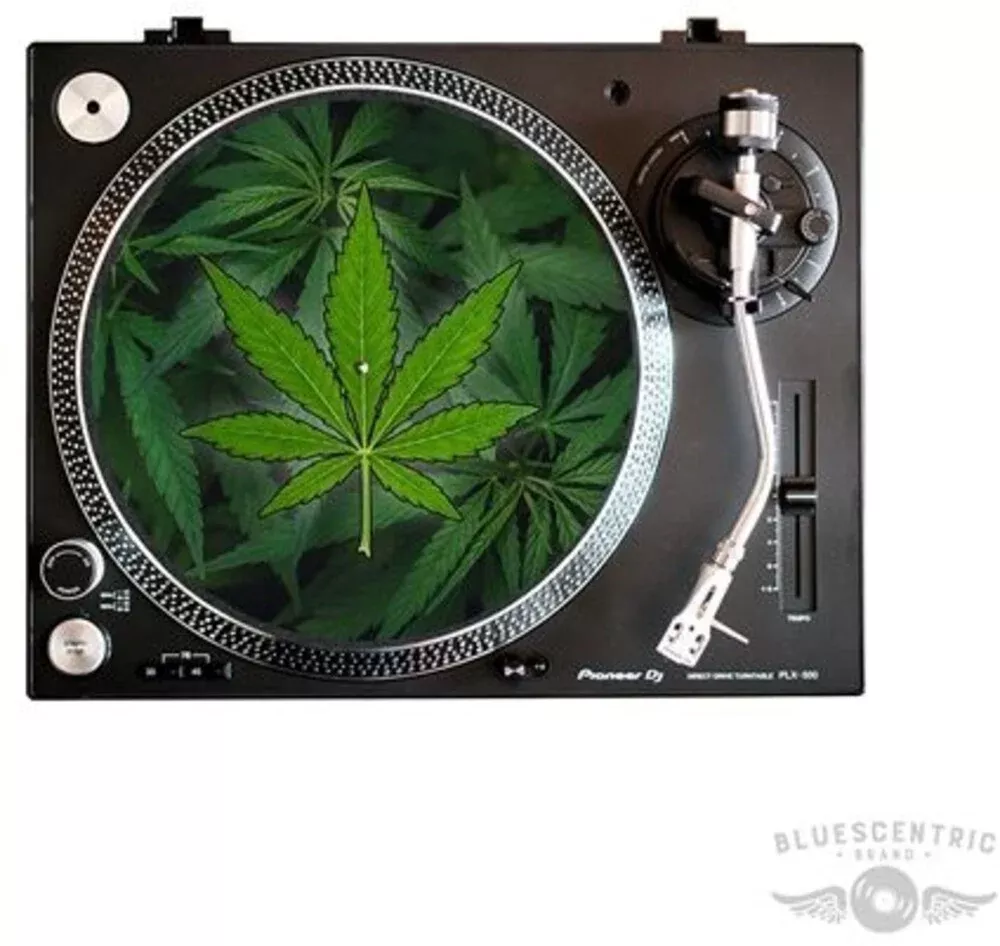 Marijuana Graphic Turntable Slip Mat - Marijuana Graphic Turntable Slip Mat [Vinyl Accessories]