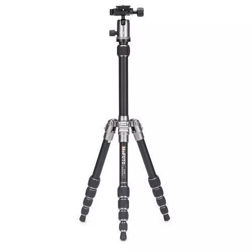 MeFoto Travel Tripod Kit, Titanium