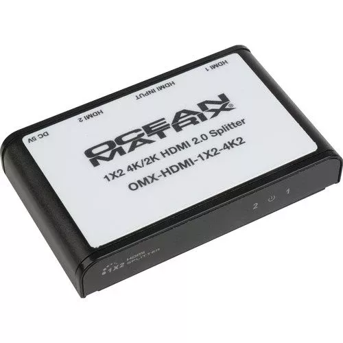 Ocean Matrix UHD 4K 1x2 HDMI 2.0 Splitter/Distribution Amplifier