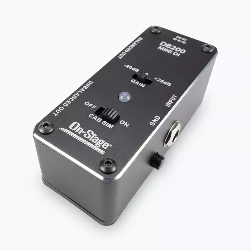 On-Stage DB200, Mini DI Box, Black