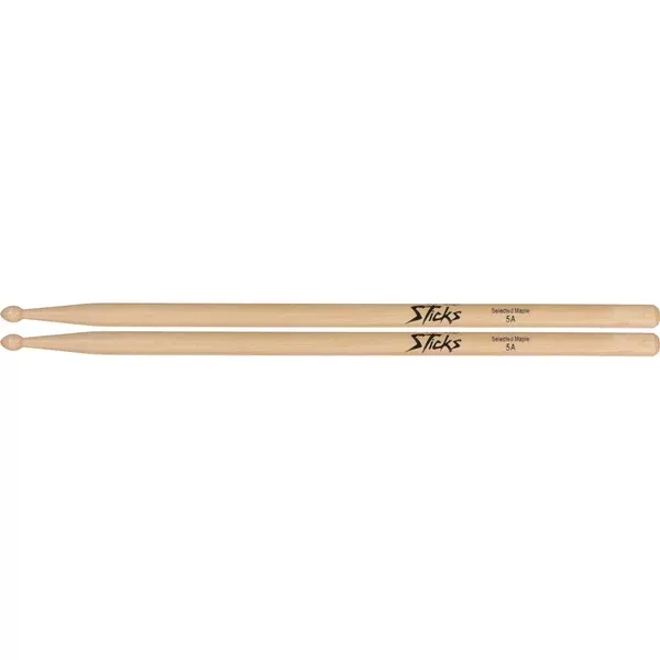 On-Stage Wood Tip Maple Wood 5A SINGLE Drumsticks