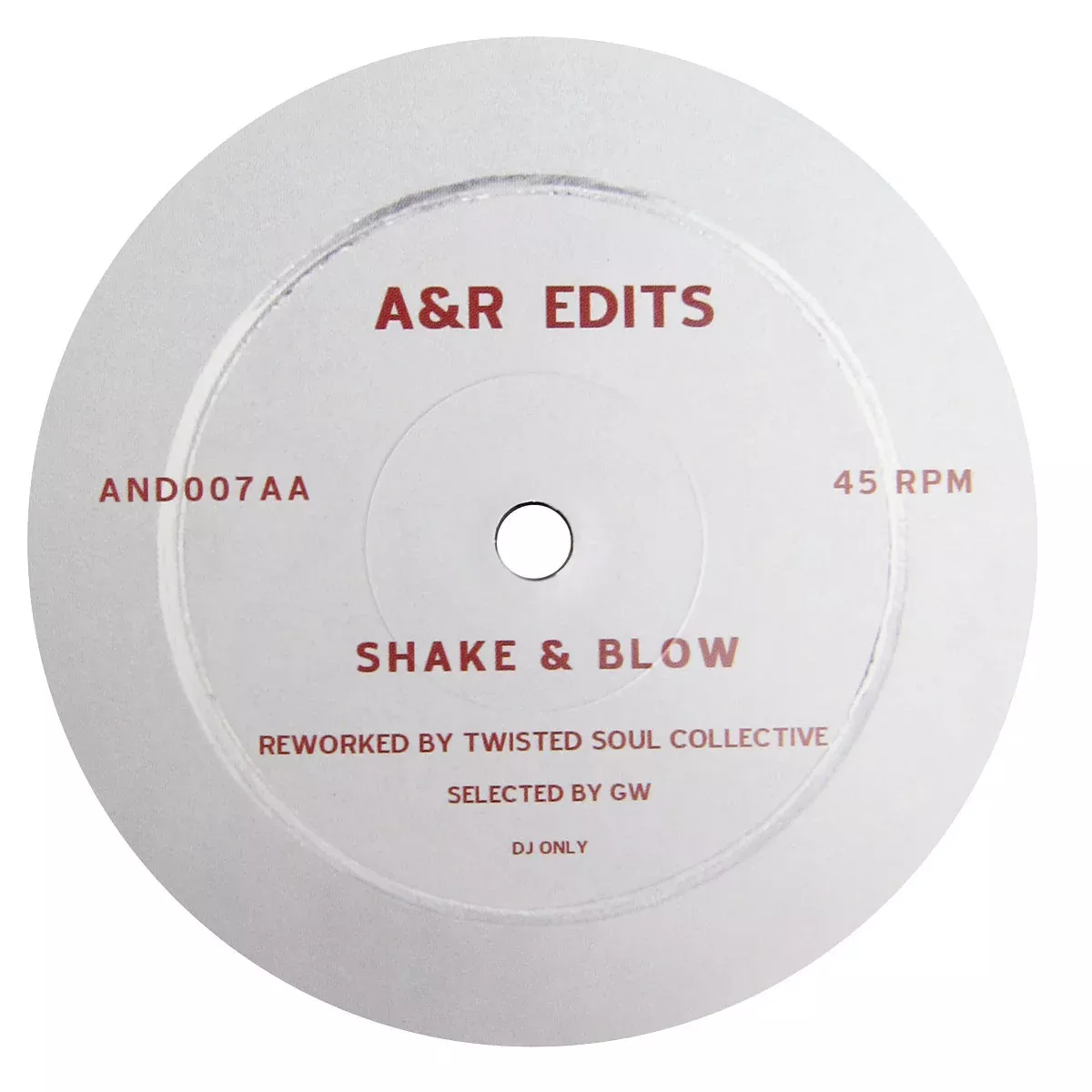 A&R Edits Vol. 7 (Stevie Wonder, Chuck Brown) Vinyl 12"
