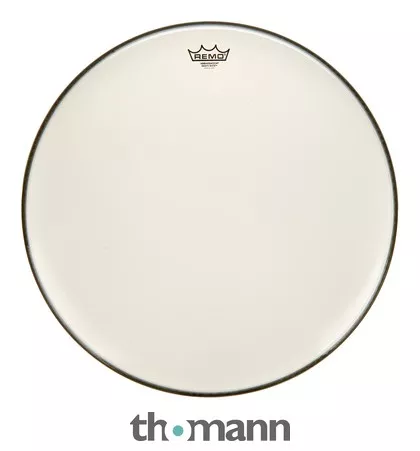 Remo 22" Ambassador White Smooth