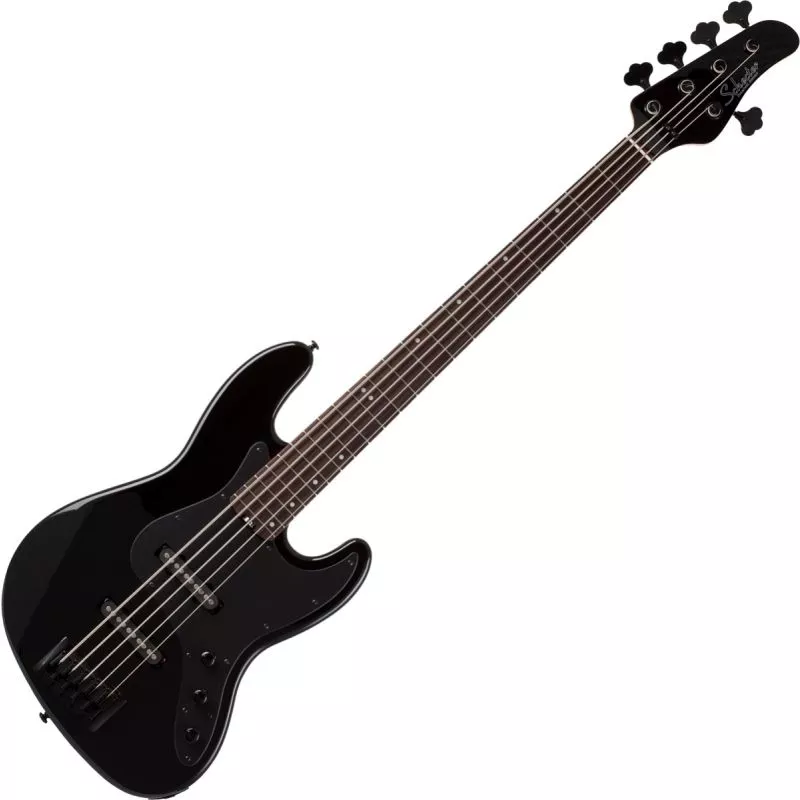 Schecter J-5 bass in Gloss Black