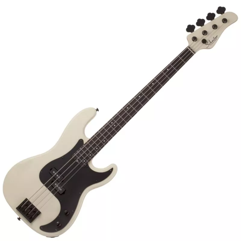 Schecter P-4 bass in Ivory