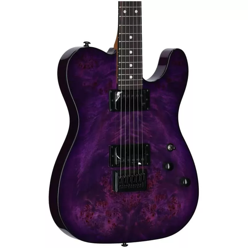 Schecter PT Standard guitar in , Purple Burst