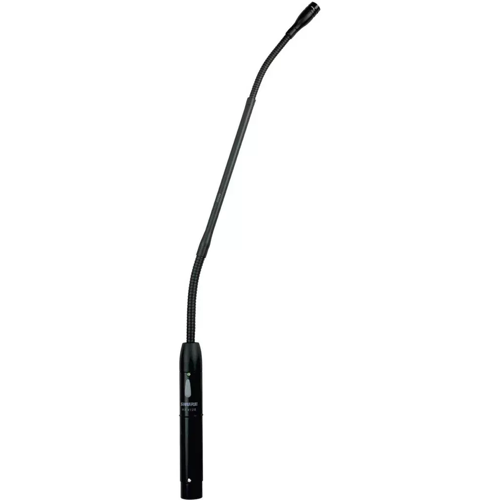 Shure MX405/S, 5" Shock-Mounted Gooseneck, Supercardioid, includes surface mount preamplifier
