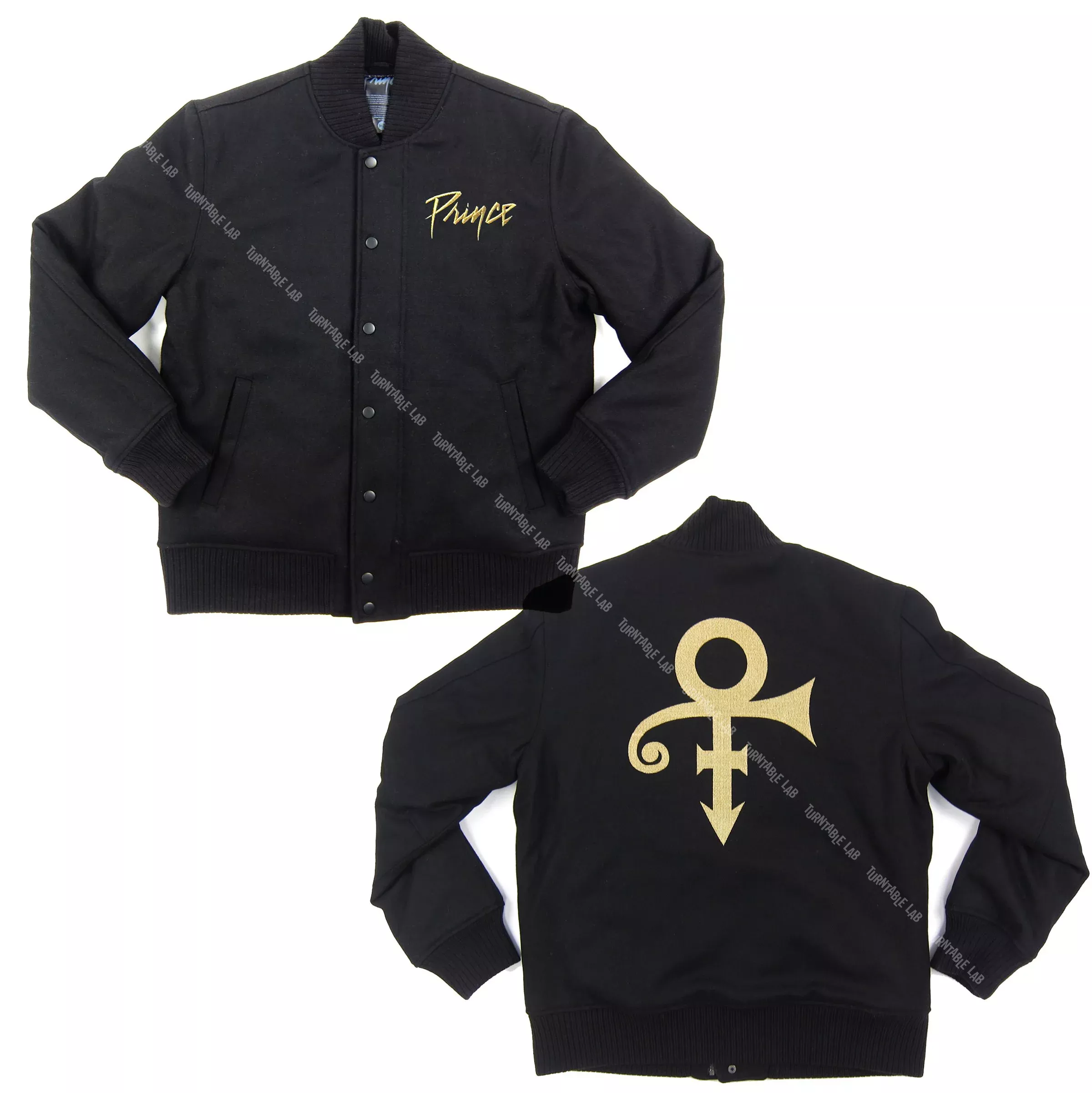 Symbol Varsity Jacket - Black