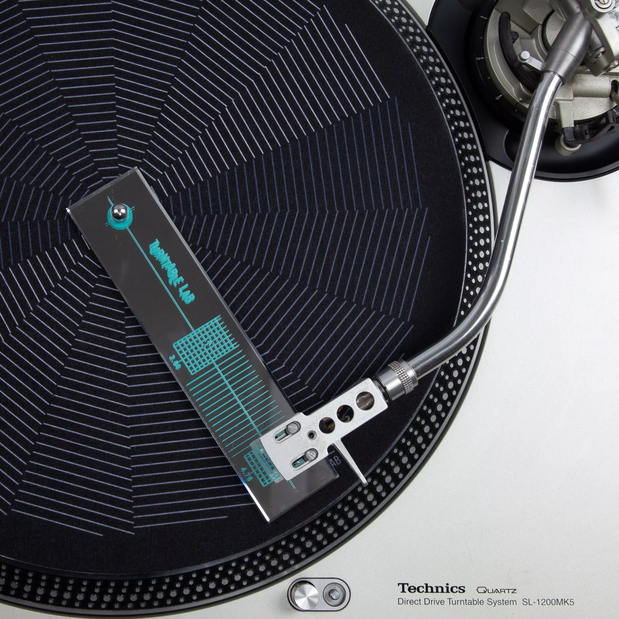 Turntable Phono Cartridge Alignment Protractor Tool